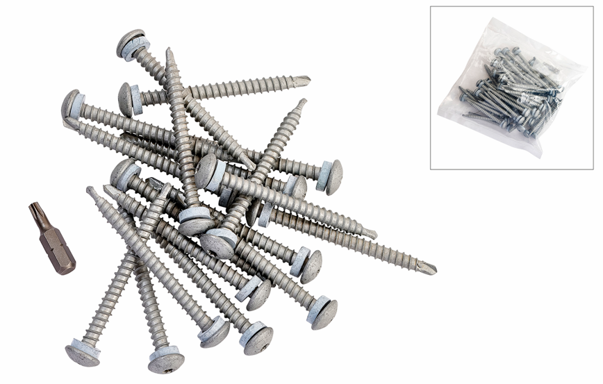 Skruv 5,5x60mm, 50 st. per påse